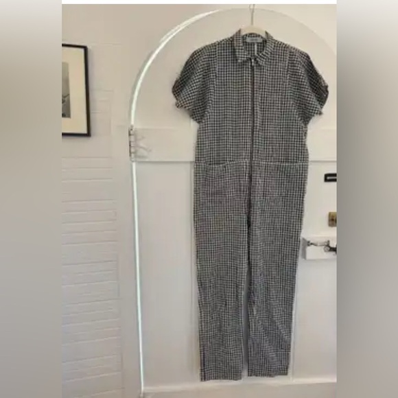 Rachel Comey Barrie Jumpsuit in Gingham - Picture 1 of 4